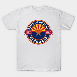 Glendale Arizona State Flag Design T-Shirt